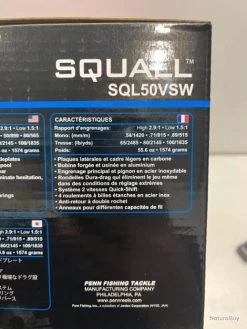 MOULINET PENN SQUALL 50VSW -Penn Boutique 00005 MOULINET PENN SQUALL 50VSW